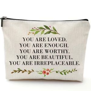 Inspirational Cosmetic Bag NWT